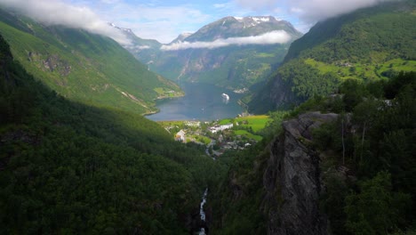 geiranger fjord, norway.