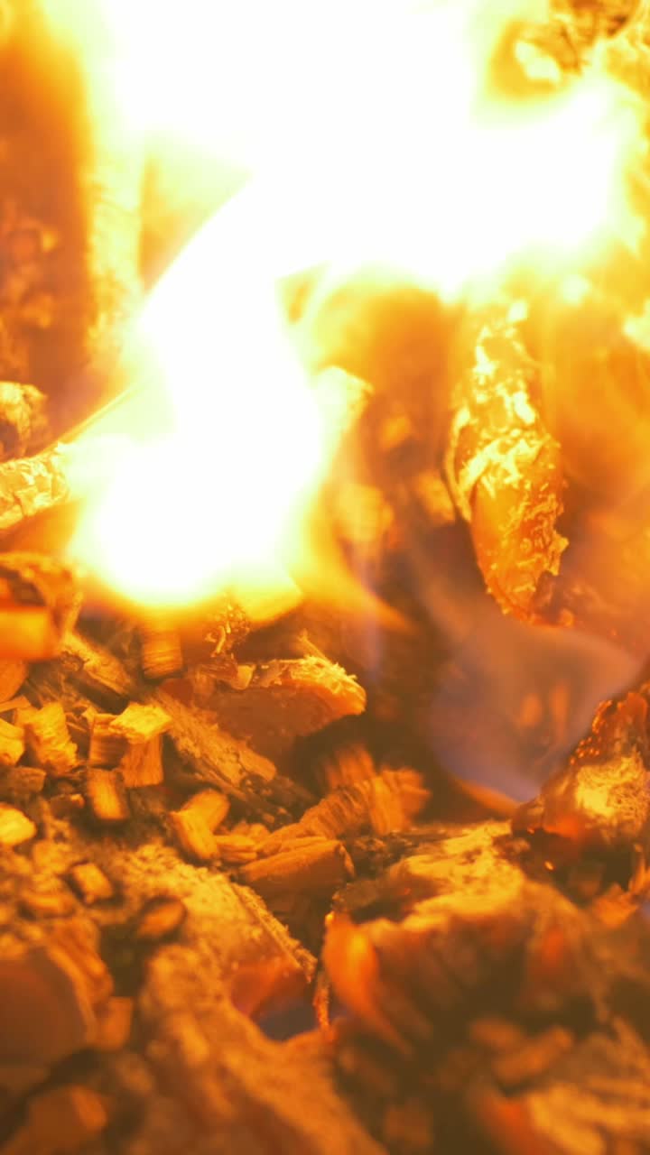 Burning Embers and Flames