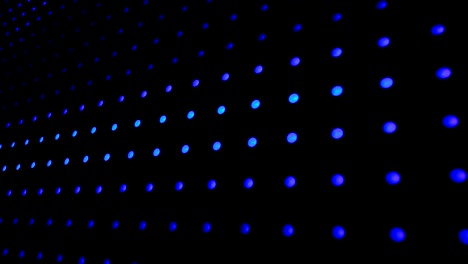 abstract background with animation moving digital led light dots glowing for event, concert or title showing in presentation