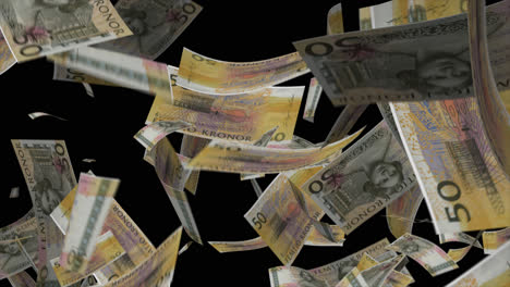 falling swedish kronor