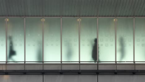 looping background of people walking in tokyo