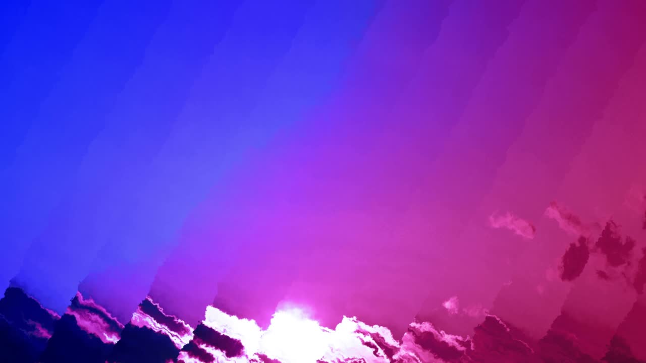 추상적인 판타지 하늘 애니메이션 루프