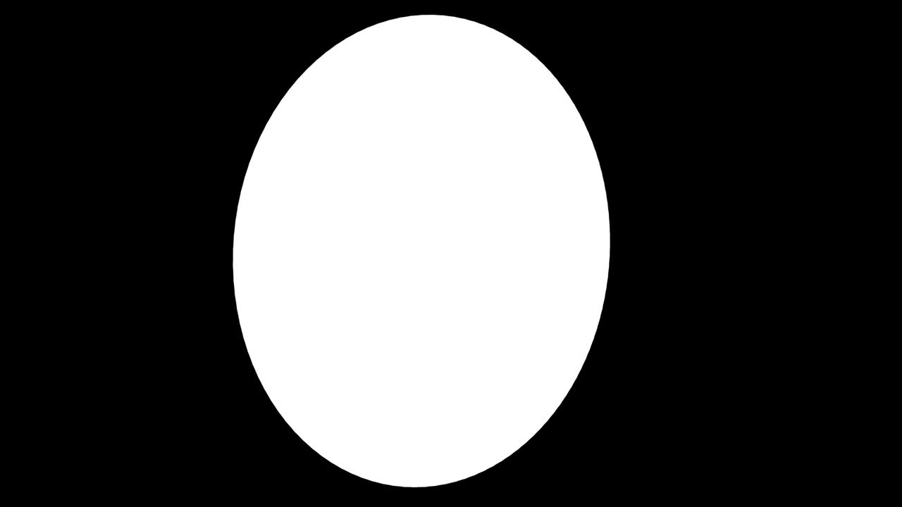 Video of the rotation of white disk. Looped video