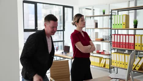 workplace conflict and argument between colleagues