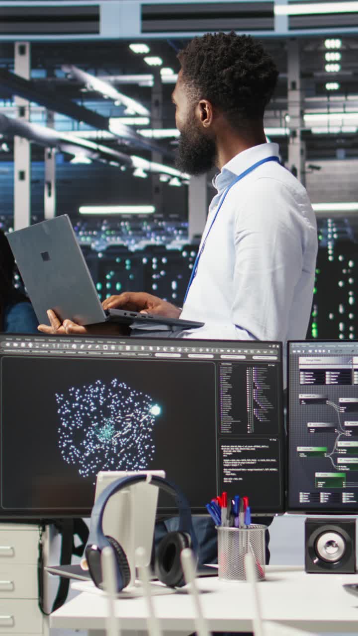 Vertical Video Data Center Programmer Uses Node Tree Software To Identify Equipment Issues
