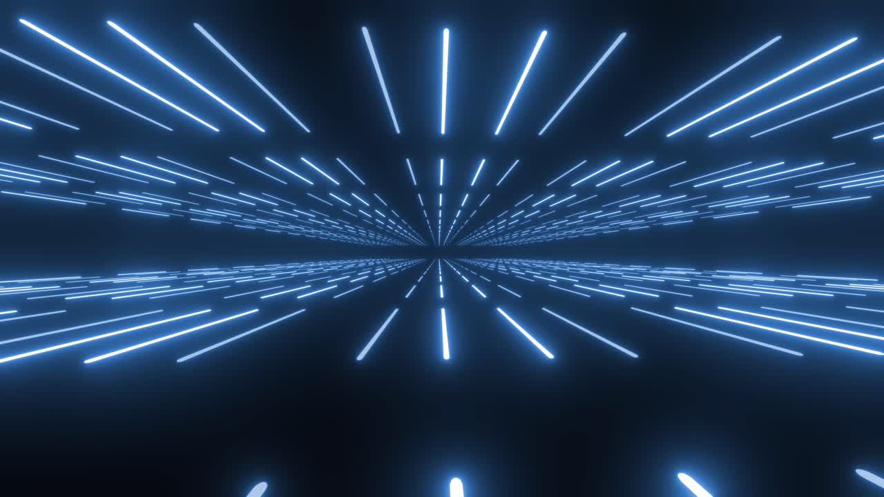 túnel de neón abstracto