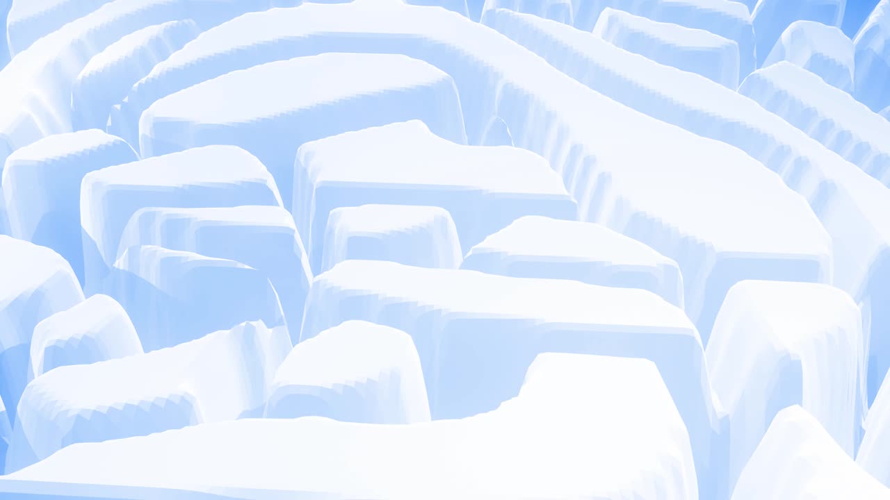 스타일리시 블루 화이트 크리에이티브 추상 저 폴리 배경 4k 추상 파동 패턴 루프로 표면을 이동 부드러운 부드러운 무 애니메이션 간단한 미니멀 기하학 bg