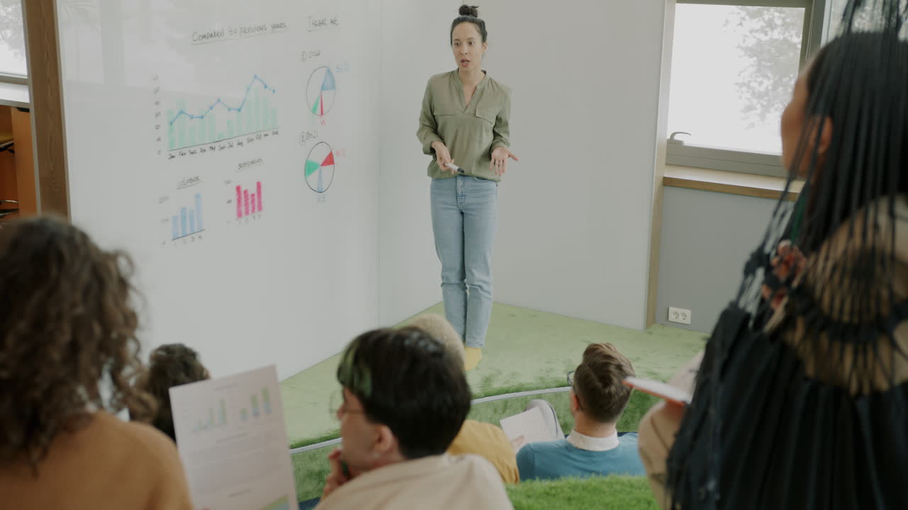 presentación de la reunión de negocios