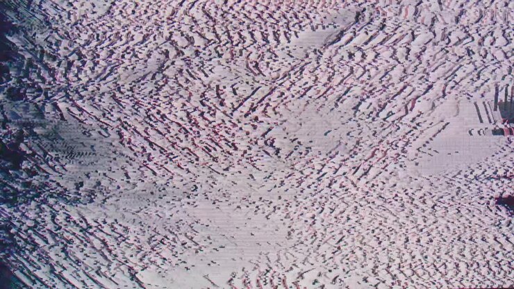 Analog Static Noise Texture Pattern. Animation