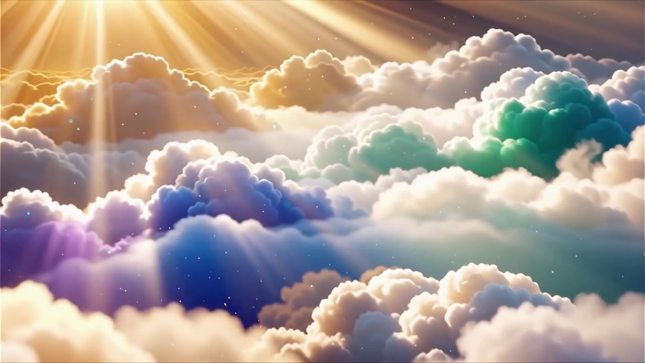 Sfondo di Adorazione Cristiana con Luce Celeste