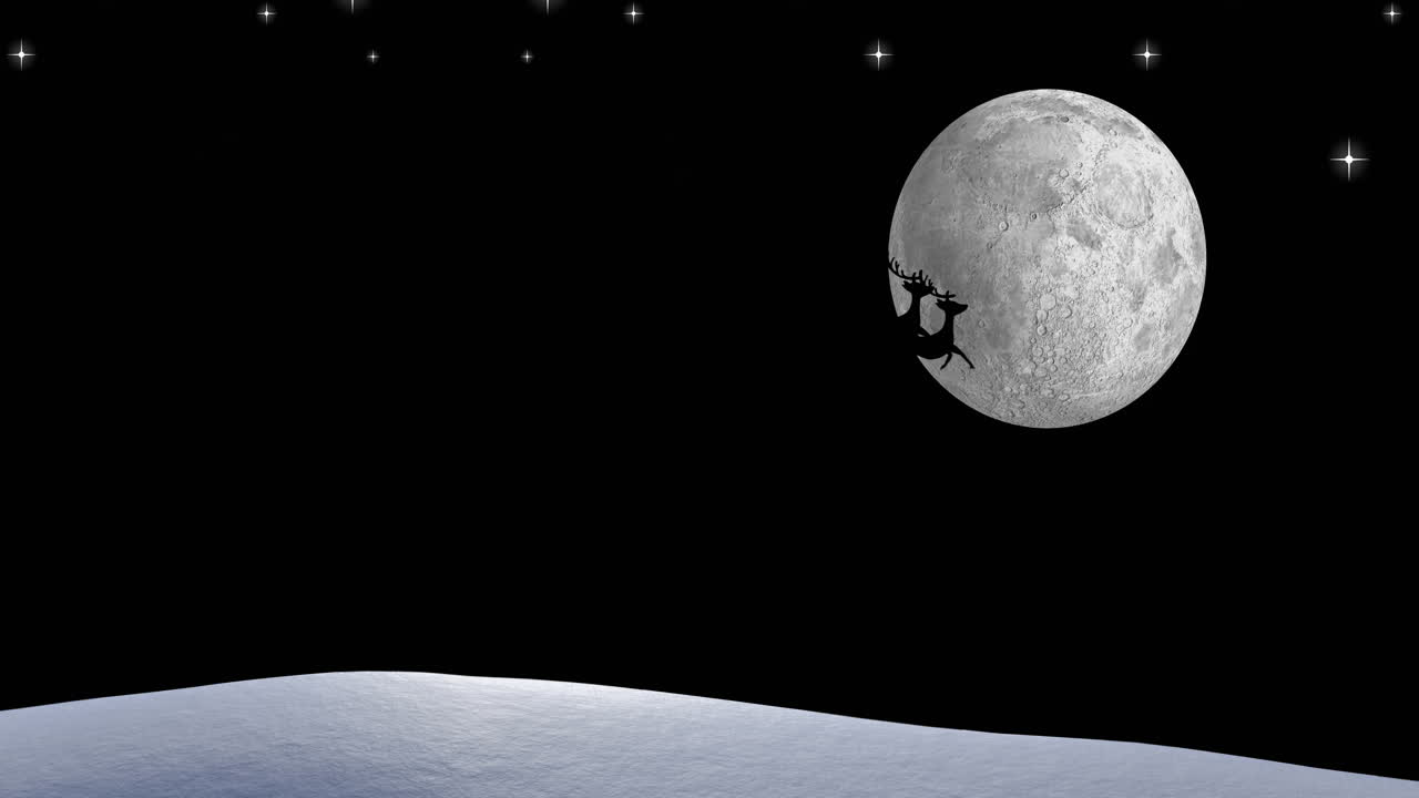 밤하늘 위의 산타와  ⁇ 매의 애니메이션