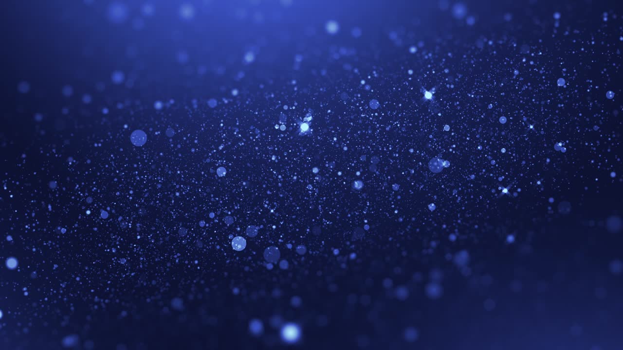 럭셔리 파란 입자 반이는 추상적인 배경은 행복한 새해와 즐거운 크리스마스 축제 시즌