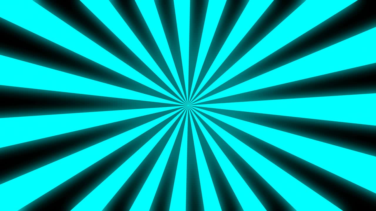 Concetto di sfondo blu con raggi di sole a ciclo continuo