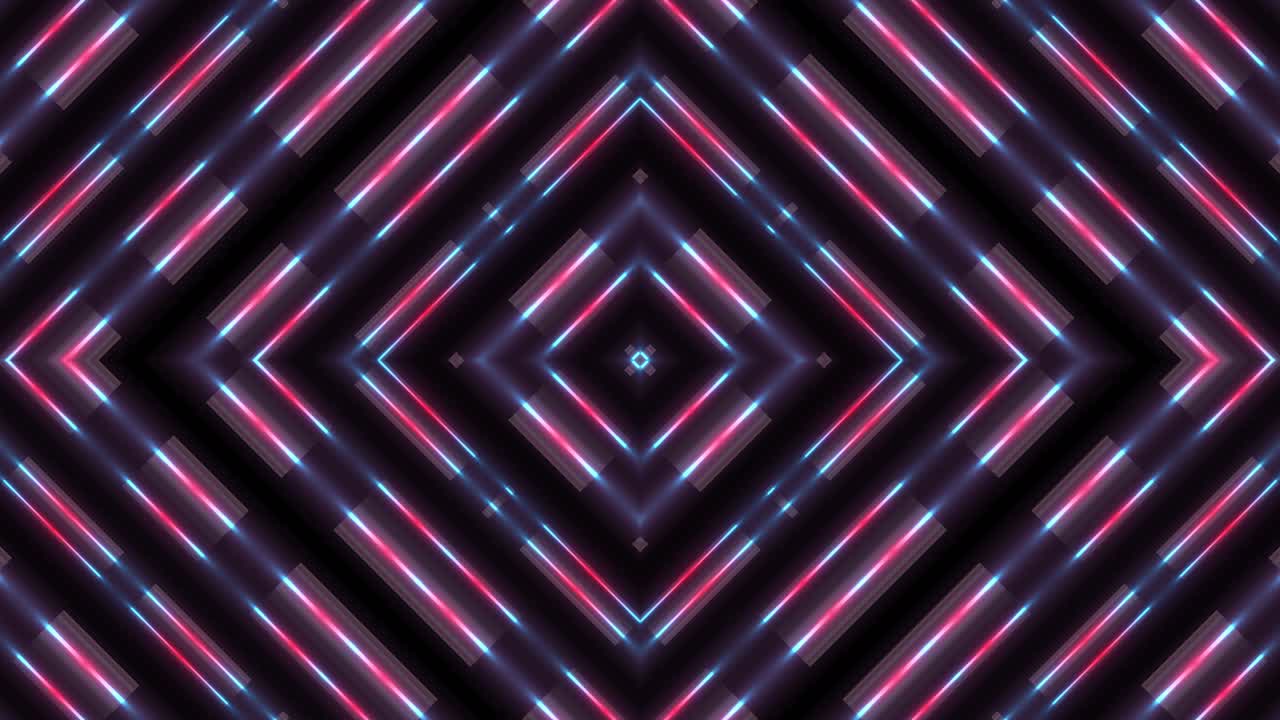 Abstract Neon Geometric Pattern
