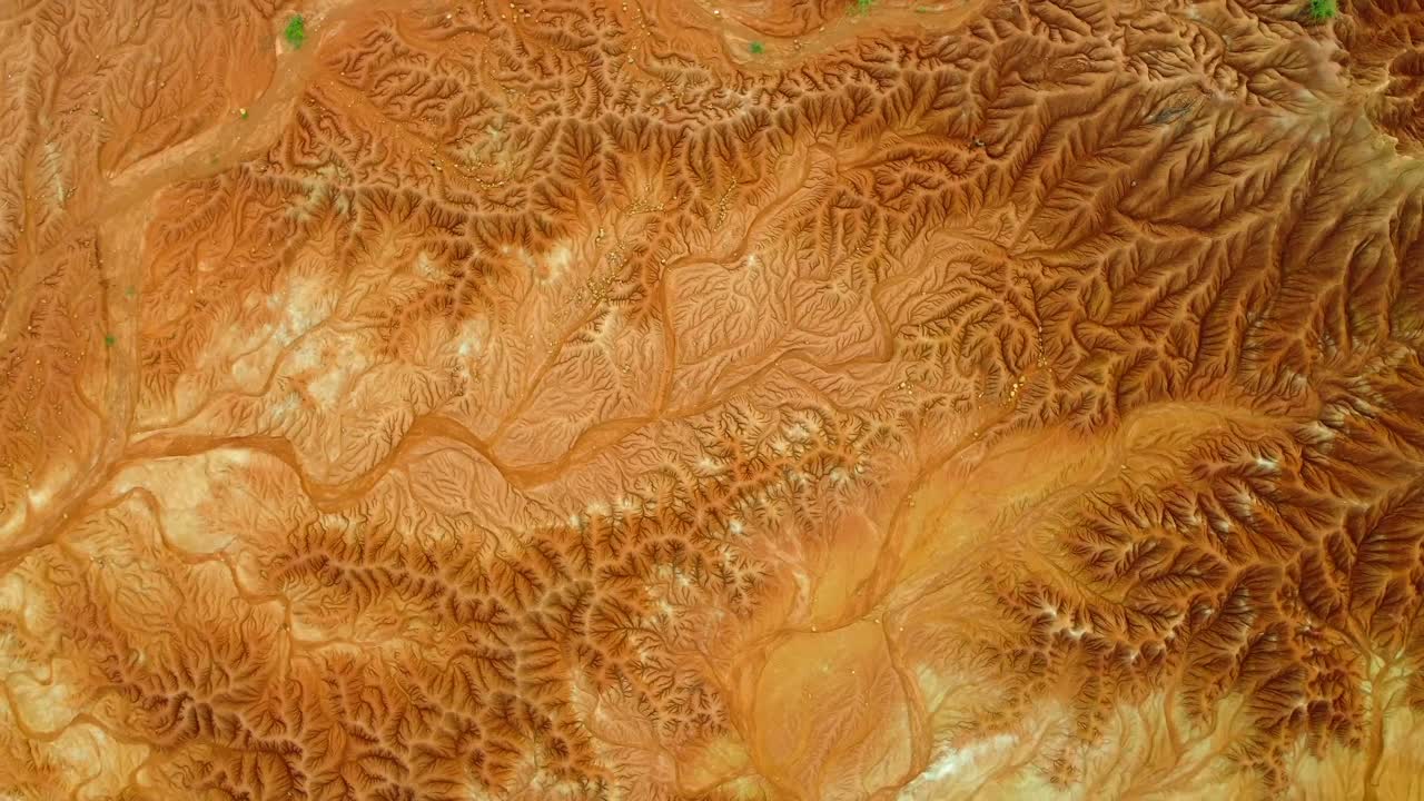 드론이 광활한 사막 평야를 가로질러 부담없이 미끄러지면서 그 우아한 움직임을 따라가십시오.