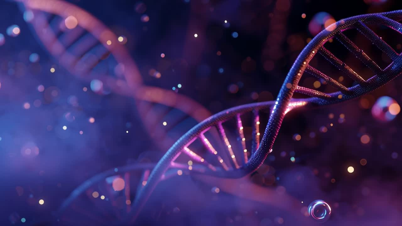 ilustración de doble hélice de adn