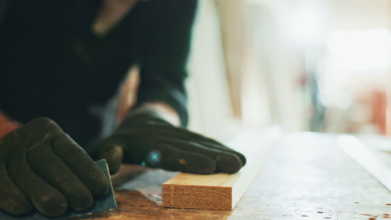 Woodworking and Sanding Process