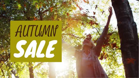 Digitally-generated-video-of-autumn-sale-4k