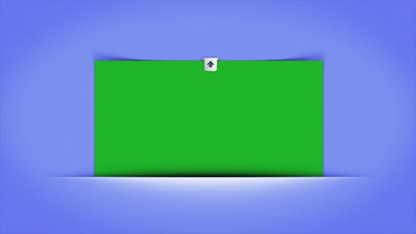 en corte de papel, página abierta cerrada, con pantalla verde, bucle, 4k