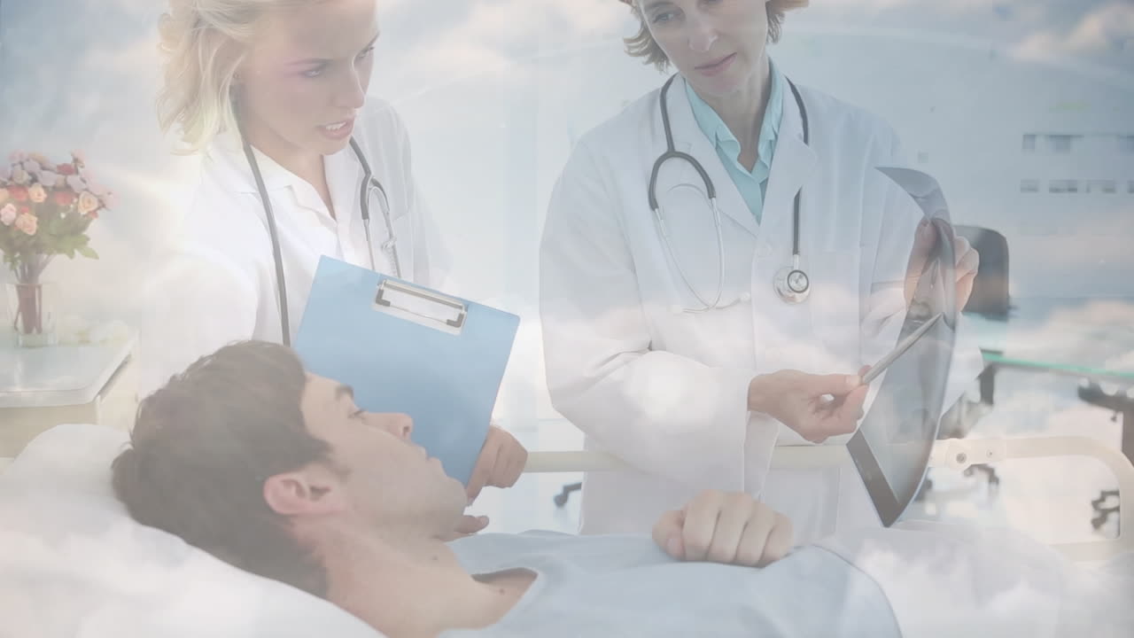 백인 여성 의사와 환자 사이의 연결 네트워크의 활성화