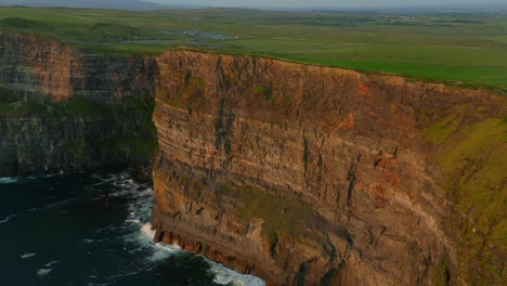 majestic cliffs of moher and atlantic ocean landscape