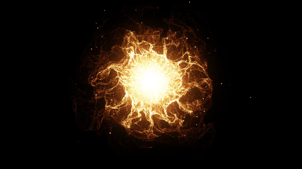 partículas de energía dorada onda fondo abstracto.