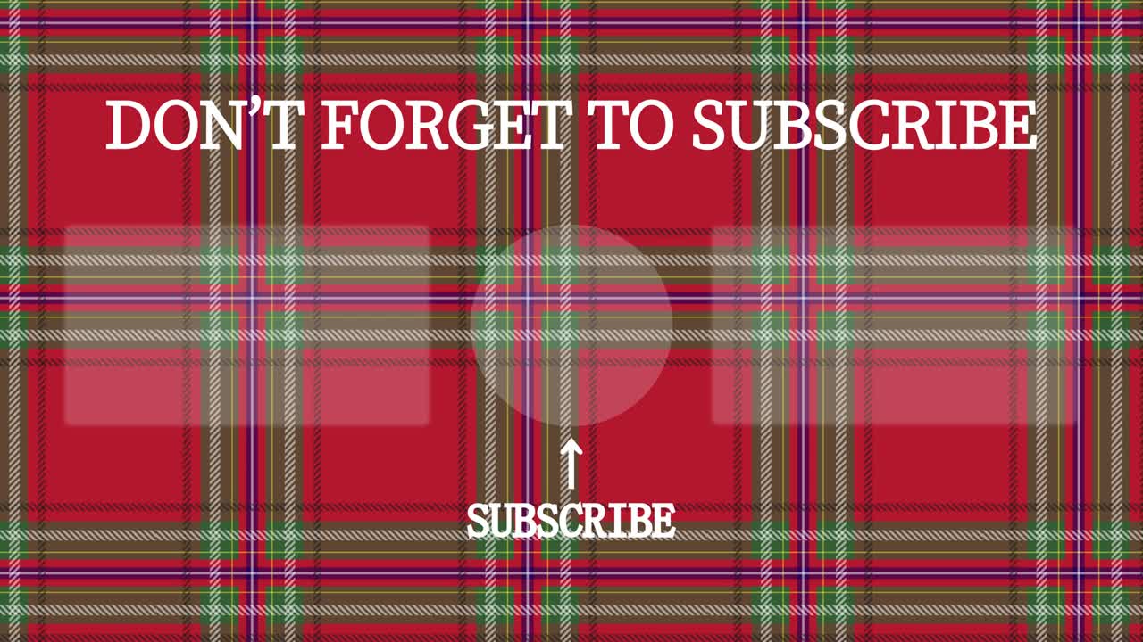 플레이드 체커드 엔드 카드 엔딩 스크린 모션 그래픽