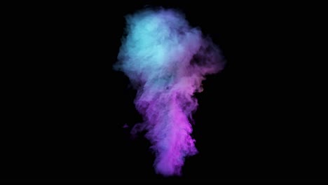 abstract colorful smoke vortex