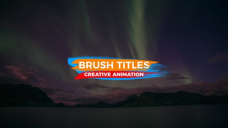 Aurora Borealis Landscape with Text Overlay