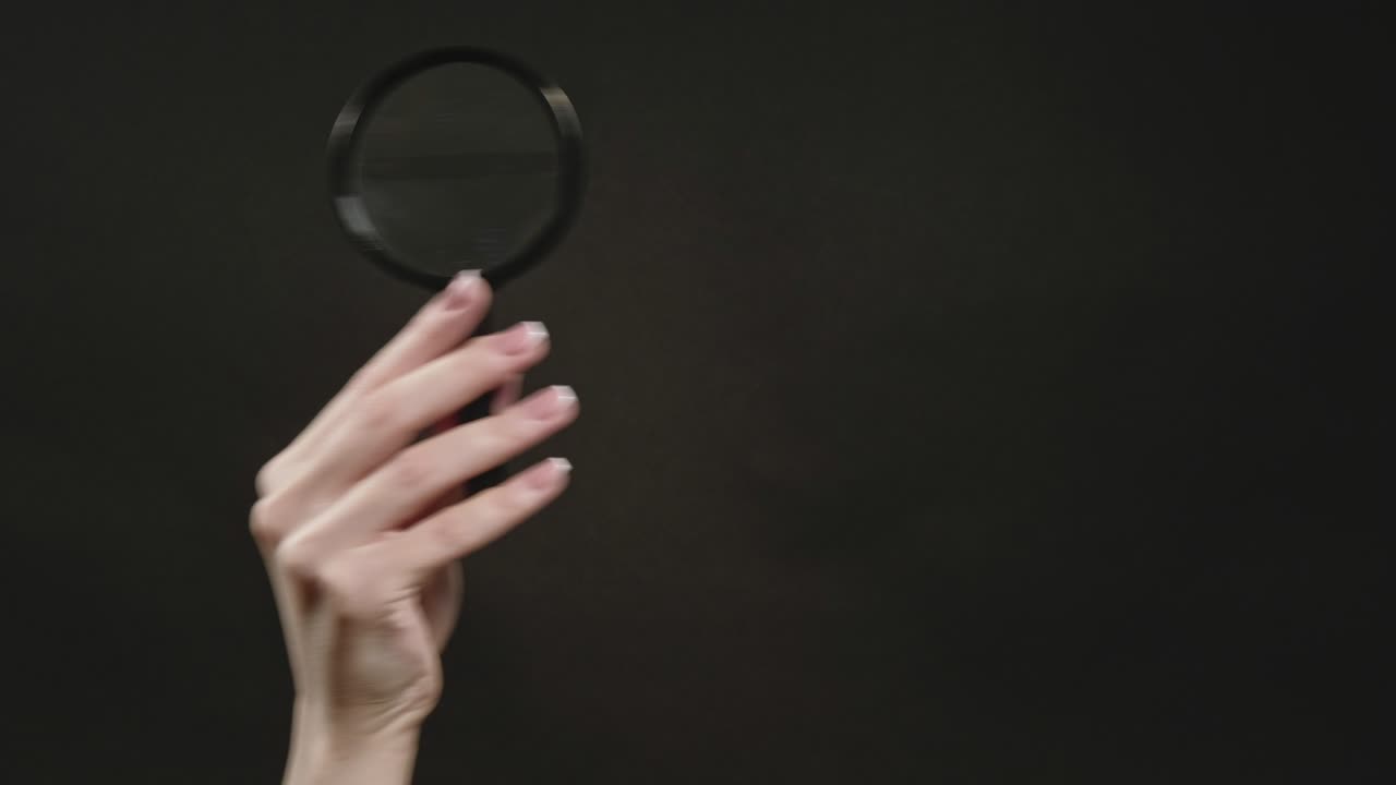 рекламный фон ручной линзы зум копирование пространства