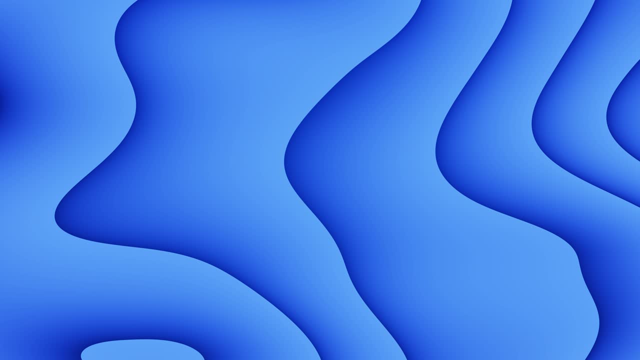 Blue Abstract Background Looped Animation