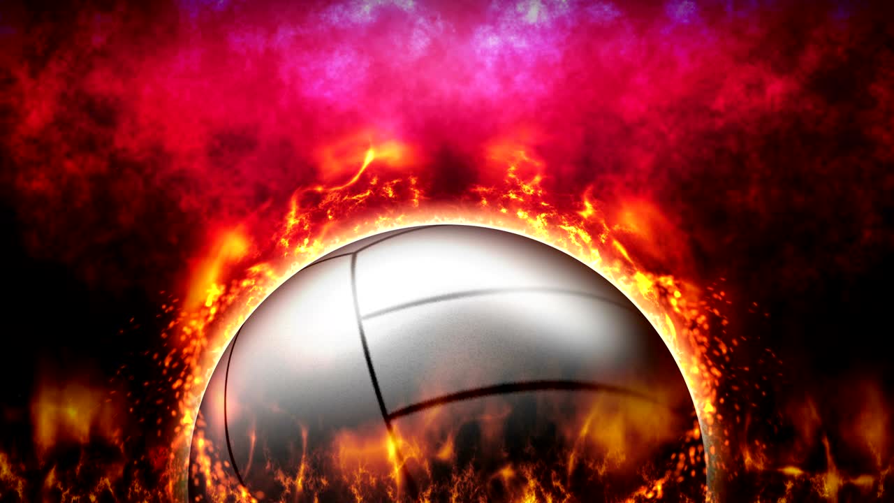 Sports Fight Backgrounds, Volleyball, Loop Animation,