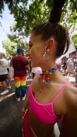 pride parade attendee