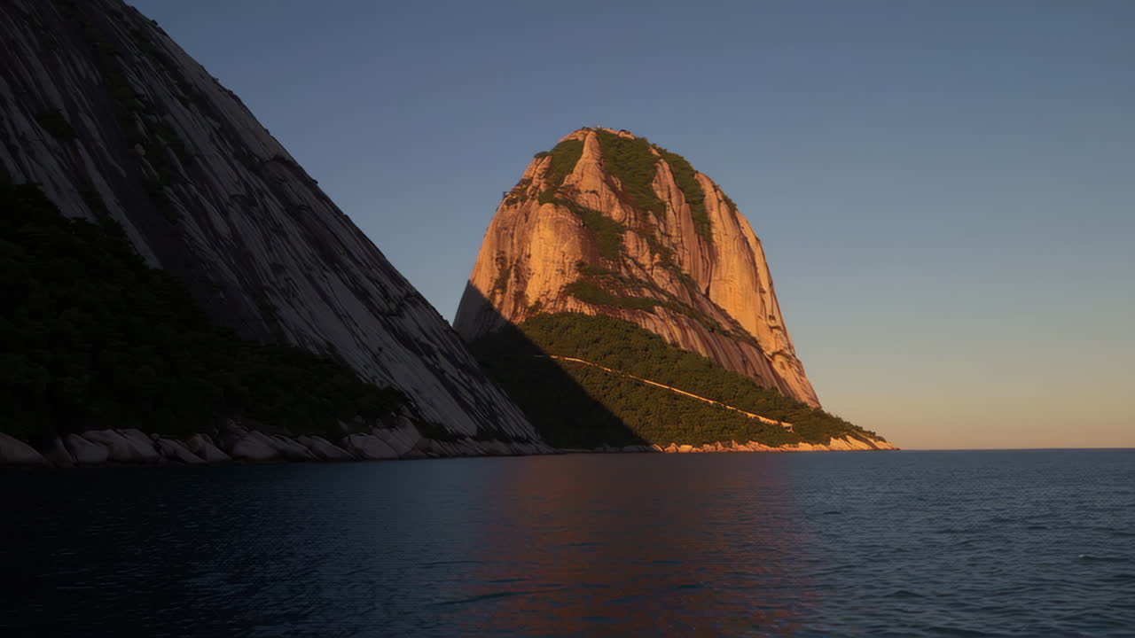 Sunrise over a Rocky Coastline