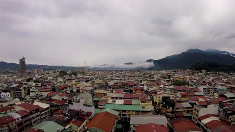 Puli-city-cloudy-day-time-lapse-from-above