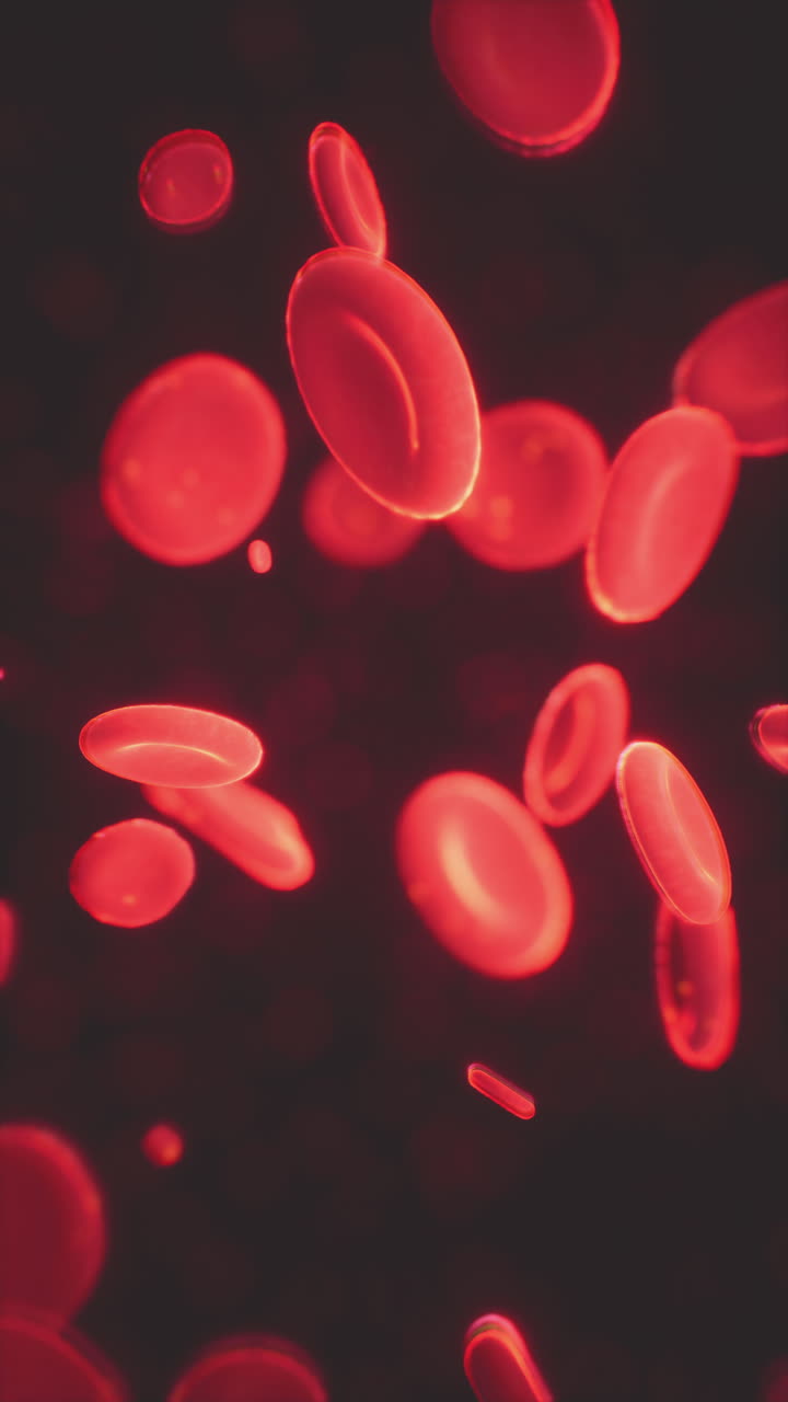 glóbulos rojos bajo microscopio