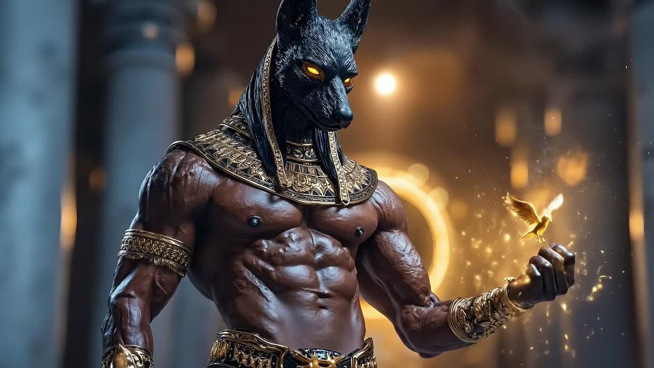 Anubis the god of the underworld