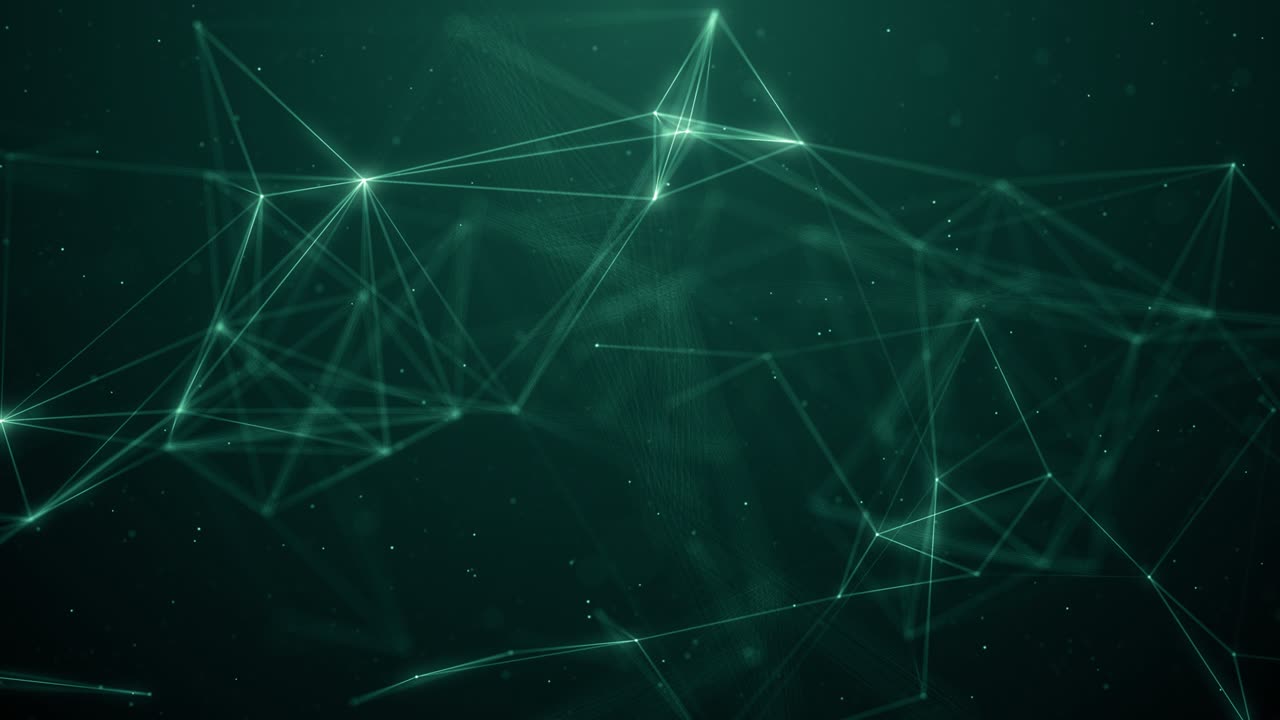 Plexus abstract network titles technology science background loop