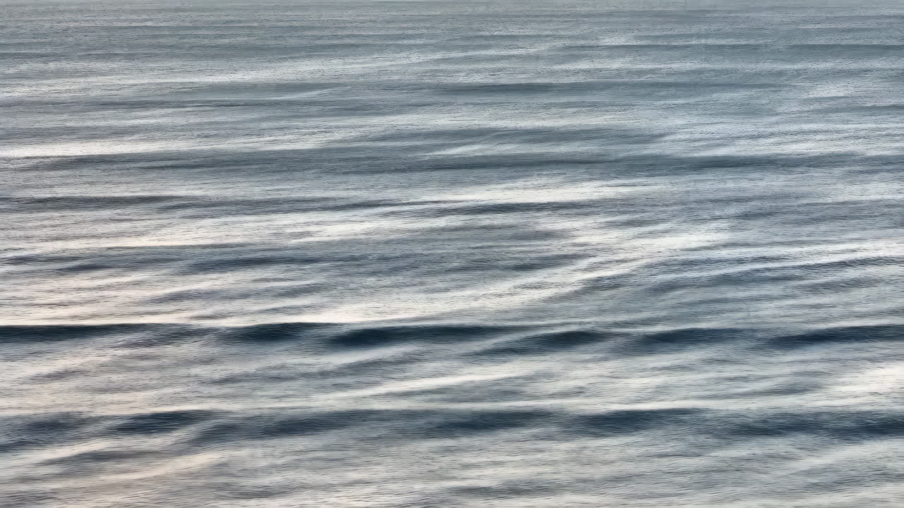 Abstract close-up of ocean waves and ripples