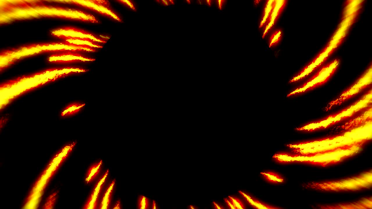 Ild- og lynanimation, tegneserieanimation, flamme-loop baggrund