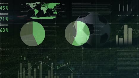 Animation-of-graphs-and-financial-data-over-soccer-ball-on-field