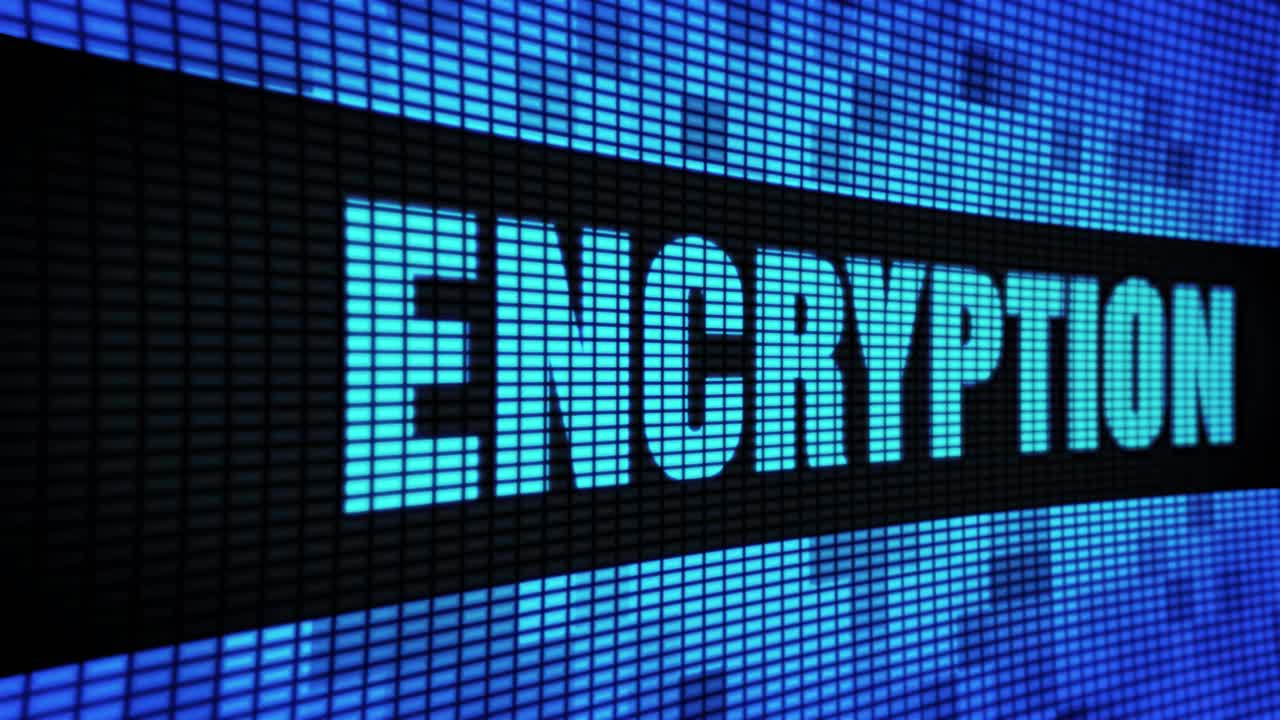 Encryption on a LED Display