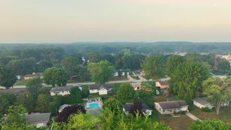 sun rising in the early morning over norton shores
