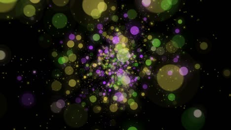 partículas abstractas galaxias estrellas