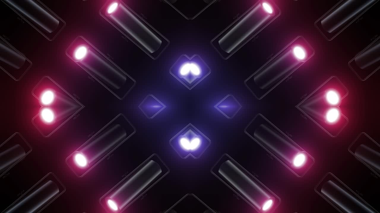 Modello di luce al neon astratto