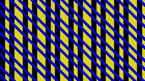 animación compuesta por rayas de colores intersectadas.