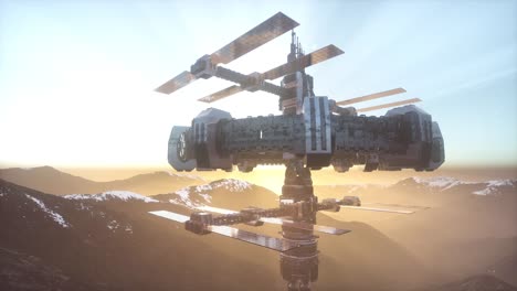 ovni alienígena en la tierra