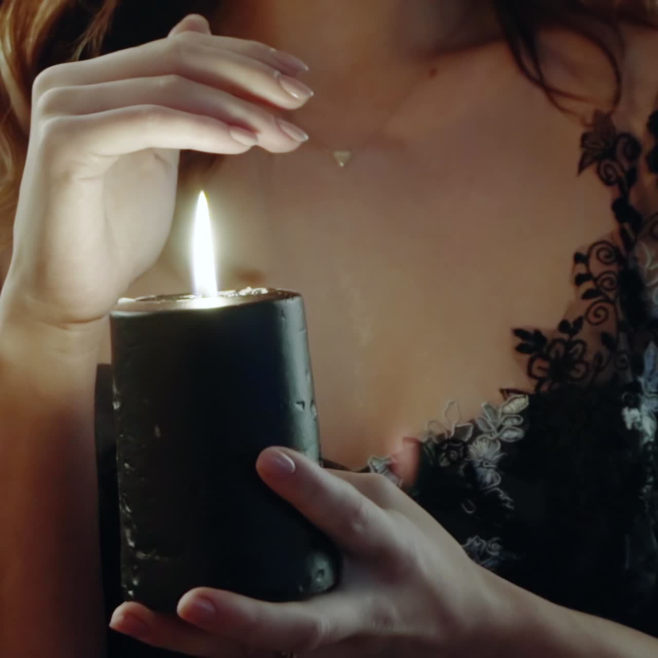 Dark story about witch