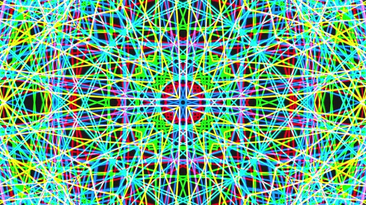 Movimento arcobaleno lineare.