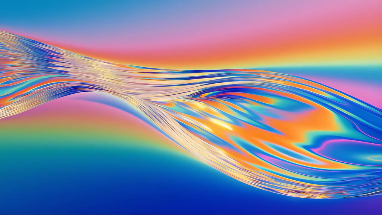 Abstract Fluid Motion Background 4K